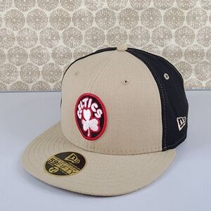 New Mens Fitted Vintage New era Celtics Cap Hat Size ((7⅛))